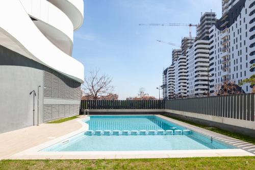 Precioso apartamento en residencial con piscina