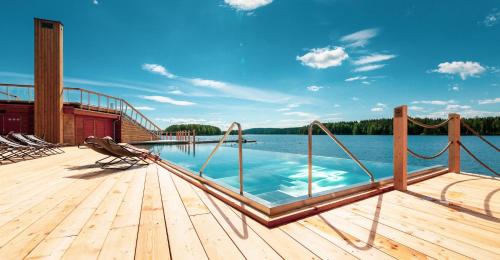 Sauna, Bella Lake Resort in Kuopio