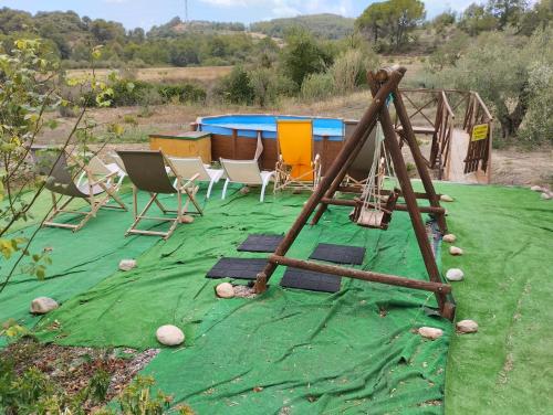 Peldbaseins, LA NURSERY DE MAS GUILLO in San Quintin de Mediona