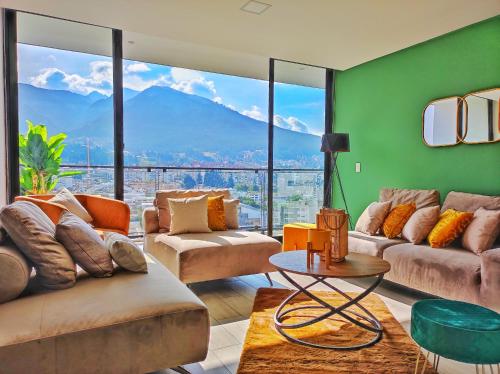 Luxury suite con vista increíble Quito Carolina Coliving Ecuador