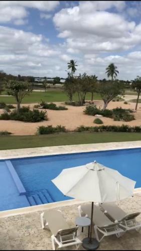 Apartamento amueblado en club de playa Nueva Romana in La Caña