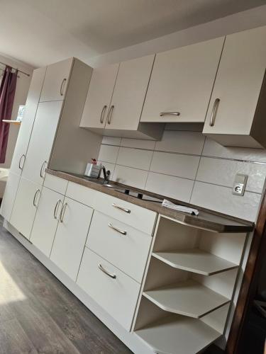 Küche, Ferienwohnung Mond&Wasser 1 in Norden