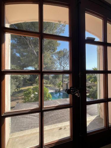 Balcony/terrace, Villa Grand Cedre in Eoures