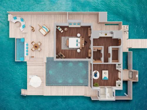 Over-Water Villa with Private Pool room in Anantara Kihavah Maldives Villas