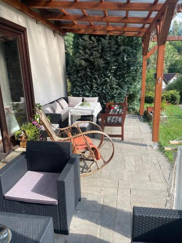 ระเบียง/ชานเรือน, Apartmán Beruška (Apartman Beruska) in เซลิฟ