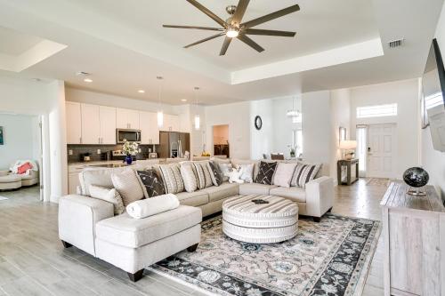 Comfy Lehigh Acres Getaway with Yard and Fireplace