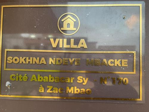 Villa sokhna ndeye mbacke