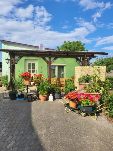 Viesnīcas āriene, Ferienwohnung Bauerngarten in Klein Vielen