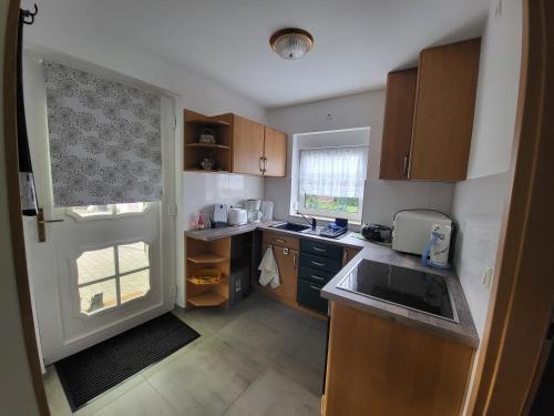 virtuve, Ferienwohnung Bauerngarten in Klein Vielen