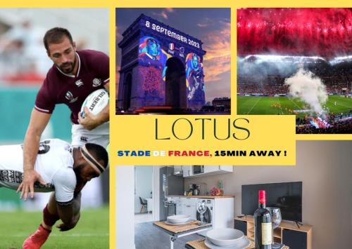 LE LOTUS - Self Checkin - 20min from Paris - Free Parking around - Location saisonnière - Drancy