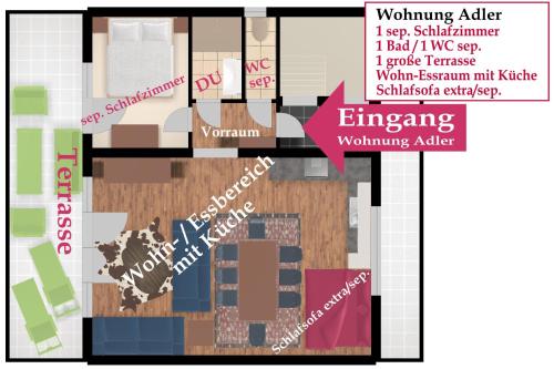 Chalet Der Tyroler Adler im Zentrum