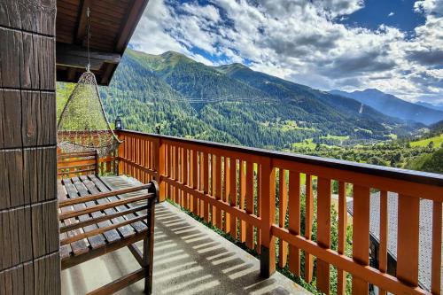 Erkély/terasz, Chalet Bijou in Blitzingen