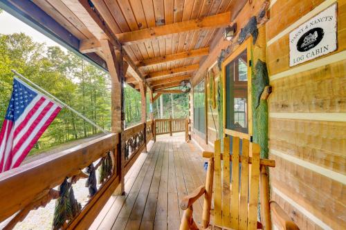 Cozy Log Cabin on 11 Acres 3 Mi to Cherokee Lake!