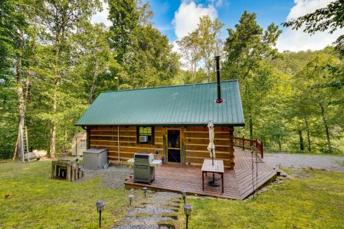 Cozy Log Cabin on 11 Acres 3 Mi to Cherokee Lake!