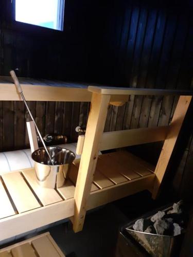 桑拿, RT asunto, sauna, terassi ja autokatos in 佩賴塞奈約基