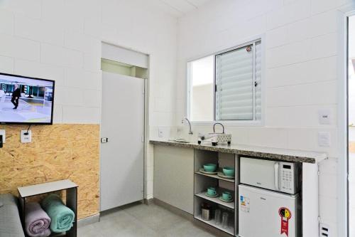 ห้องครัว, Vila 50 Hospedagem in ชากวารา