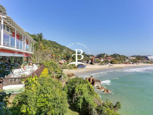 View, Casa Pe na agua - Piscina aquecida e jacuzzi - Espaco gourmet in Florianopolis