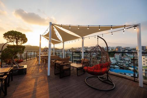 Balcony/terrace, Hotel Fine Jeju  in Jeju