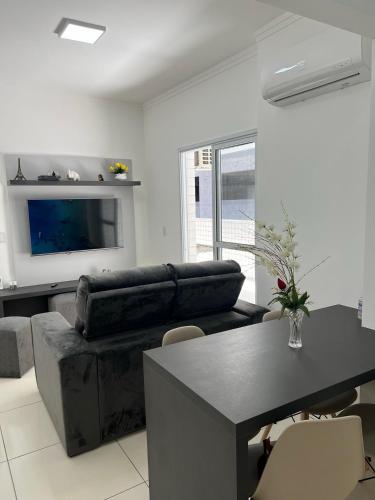 Apartamento, 1 dorm, Churrasqueira, Praia Grande