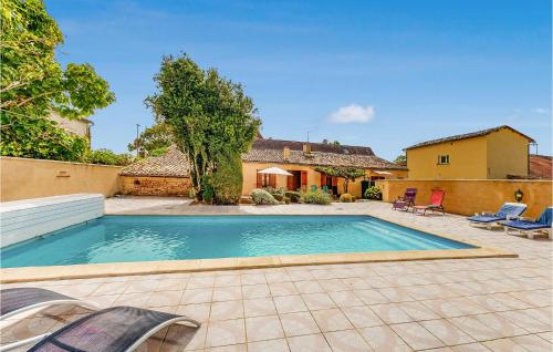 Nice Home In St Pierre Deyraud With Outdoor Swimming Pool