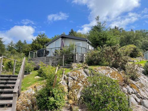 Pass the Keys Beautiful Kippford Hilltop Lodge with Amazing View