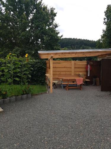 정원, Ferienwohnung am Thüringen Radweg (Ferienwohnung am Thuringen Radweg) in 로버포르슈타트