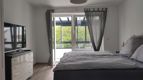 Wohnung Meeresbrise 48 qm mit Balkon in 羅斯托克市中心