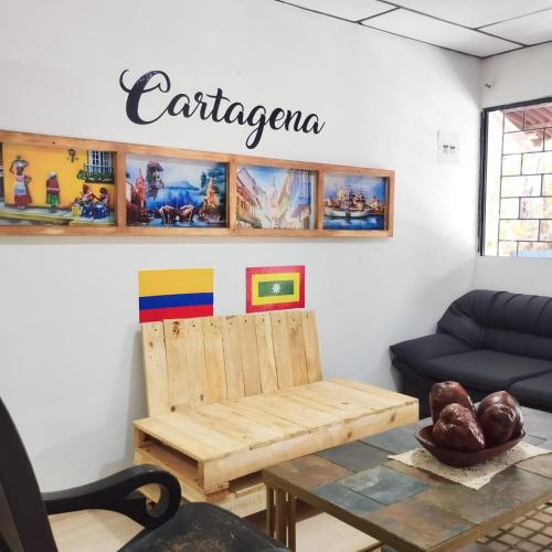Confortable Posada Económica PA-M en Cartagena
