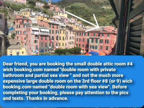 Albergo Barbara Room Type - Double Room with Private Bathroom and Partial Sea View Albergo Barbara Room Type - Double Room with Private Bathroom and Partial Sea View