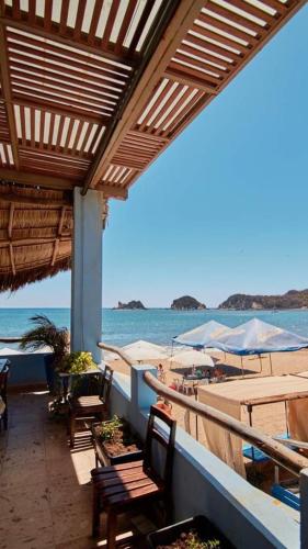Restorāns, Bungalows Las Hamacas in San Patricio Melaque