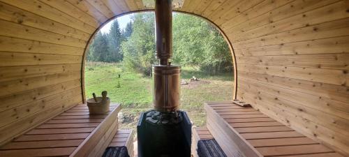 Szauna, Puhkemaja metsa sees in Saula