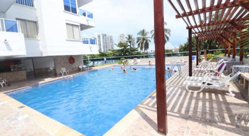 Apartaestudio 19C en Cartagena Con Aire Piscina y Wifi