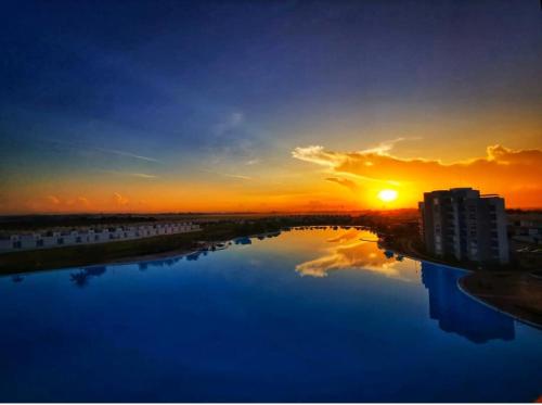 Departamento, Laguna y Albercas en Dream Lagoons Veracruz