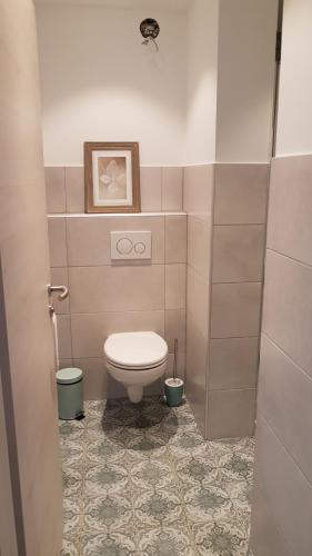 Bathroom, Ferienwohnung Kaffestuebchen in Oberschwarzach
