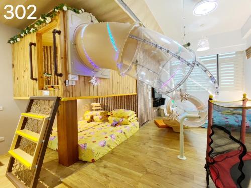 Wind Natural Parent-Child Inn in Houli District