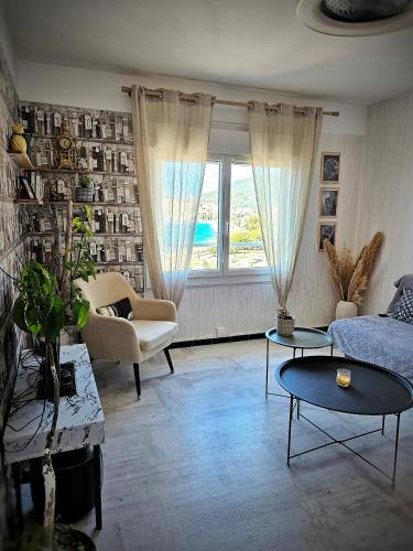 Appartement entier, climatisé, vue mer - Location saisonnière - Ajaccio