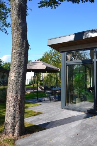  6 persoons bungalow met omheining van de tuin vlakbij Walibi in Biddinghuizen