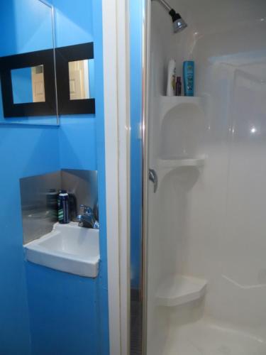 Bathroom, Auberge Jeunesse La Belle Planete Backpackers Hostel in Quebec City (QC)