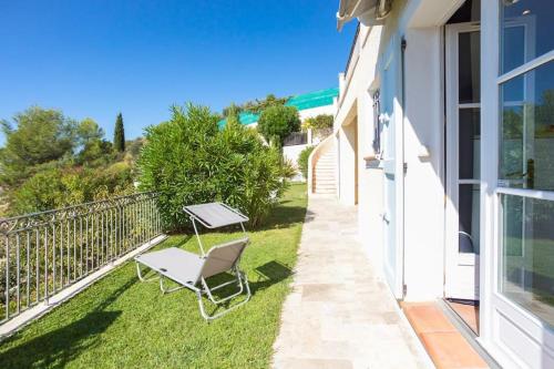 L35 Villa Colomars sea view swimming pool, terrace&BBQ