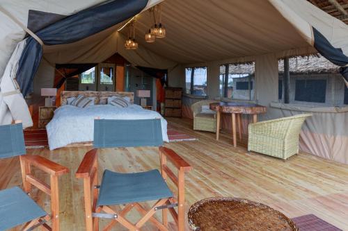 Balkons/terase, Glamping Kenya Mount Kenya Lodge Nanyuki in Naro Moru