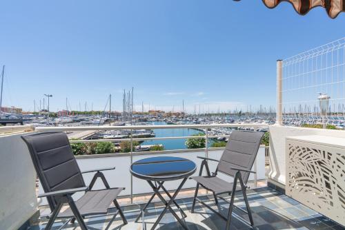 Appartement vue sur le port