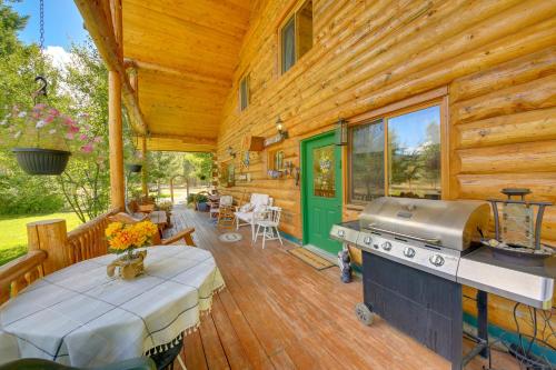 Libby Home with Mountain Views Gazebo and Fire Pit!