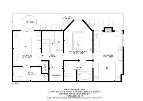 Greystone Hot Tub Game Room FREE Attraction tickets each paid day Pool Table WIFI!!! - main image