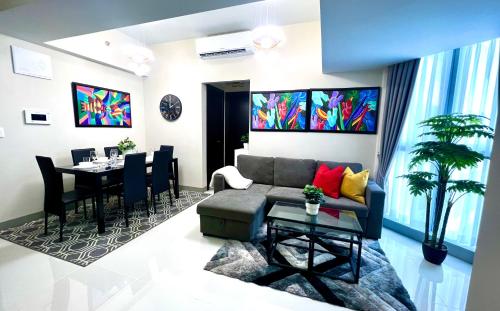 Cozy 2 Bedrooms in BGC with Balcony Bathtub 600Mbps, Manila (foto 4)
