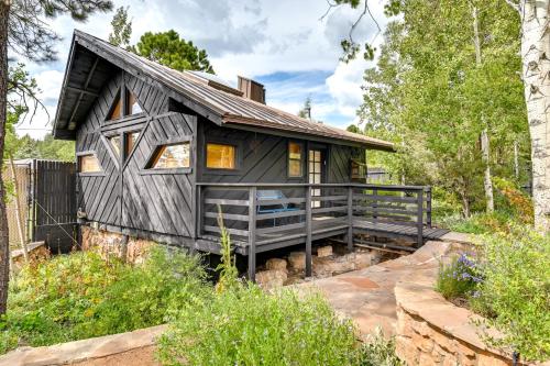 Pet Friendly Flagstaff Studio Cabin with Patio