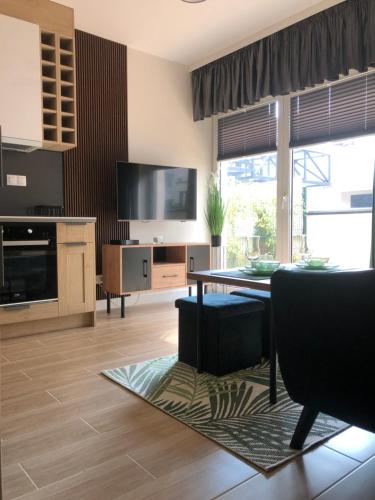 Apartament Patio Vita -garaż podziemny, taras,wejście klamka kod,centrum