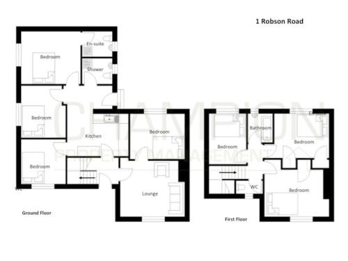 Large 7 double bedroom house with large driveway