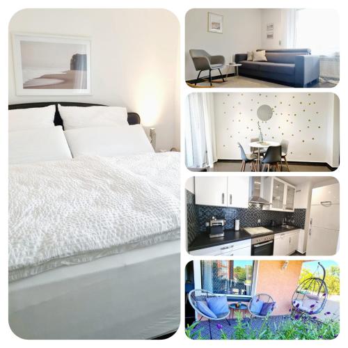 Erkély/terasz, 2-Zimmer I Küche I Balkon I WLAN I Prime I Parken (2-Zimmer I Kuche I Balkon I WLAN I Prime I Parken) in Lünen