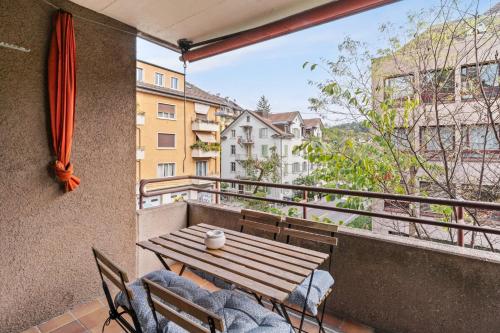 Balcony/terrace, Beautiful Boutique Apartment DRAHTZUG8 near Tram-Museum Zürich