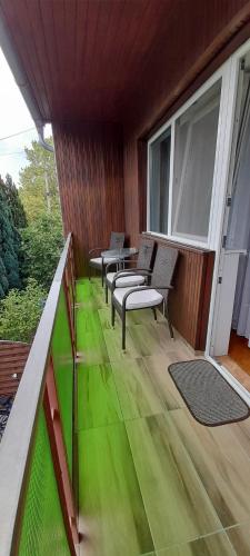 Balcony/terrace, Orchidea Apartman in Hévíz